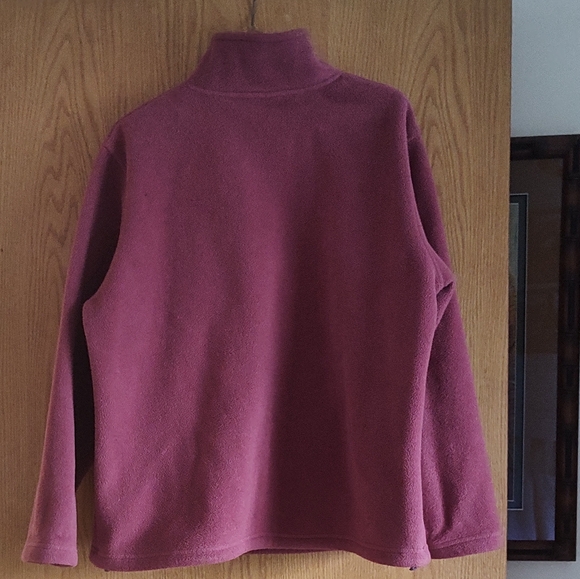 Cabela's Fleece 3/4 Zip Up XL Maroon - Picture 3 of 5